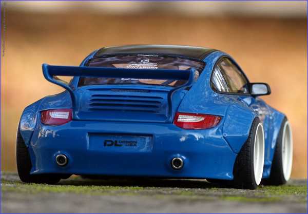 1:18 Porsche 911 (997) Old & New Body mit Vossen KV1 & inkl. OVP